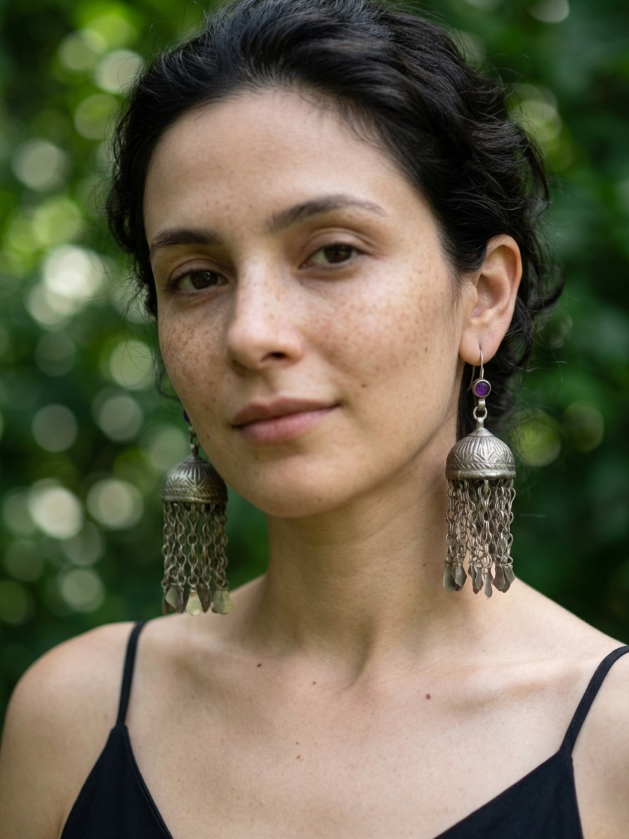 Pitara Afghan Earrings