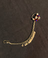 Rani vintage nose ring with chain