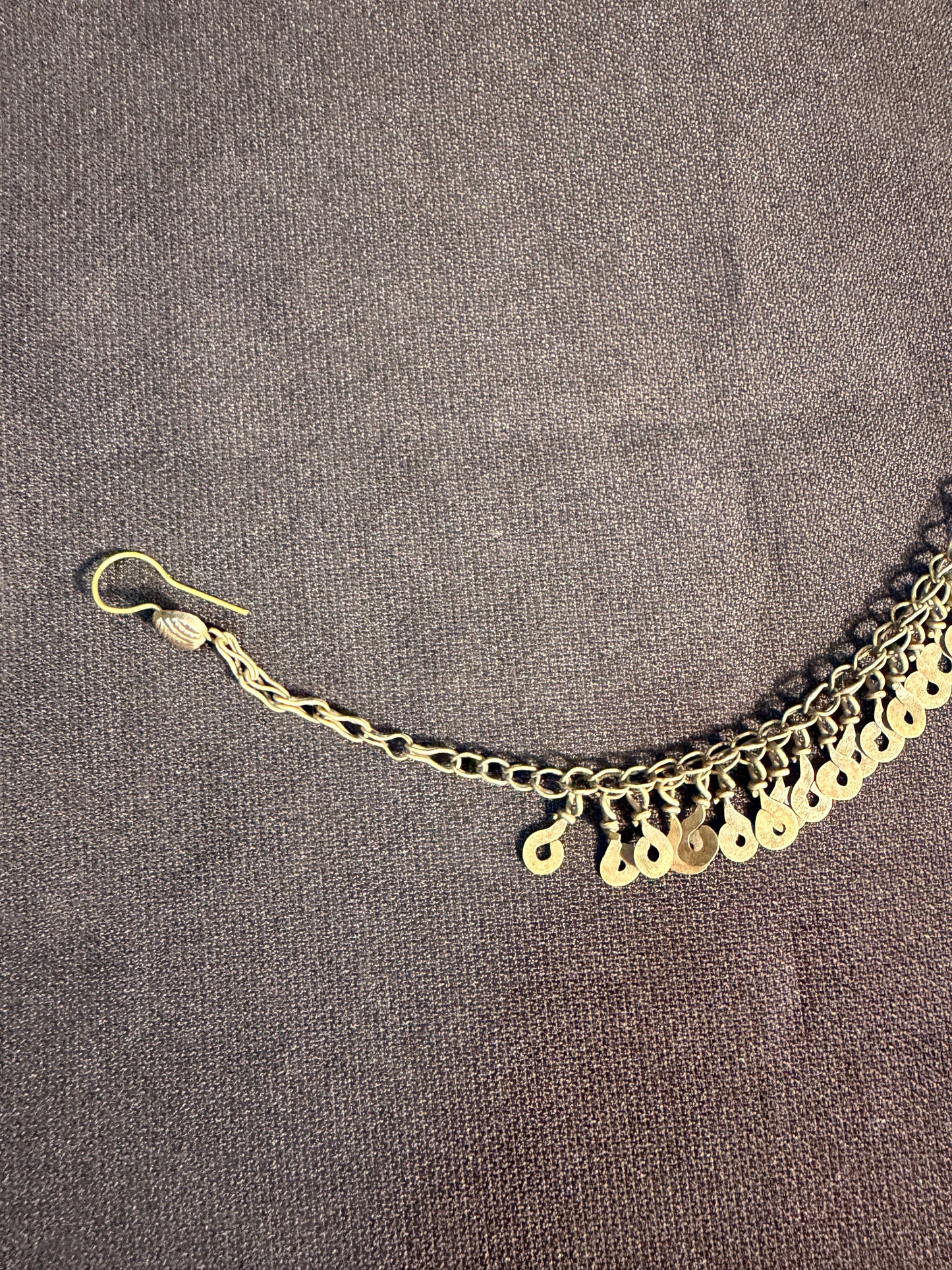 Rani vintage nose ring with chain