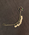 Pardes vintage nose ring with chain