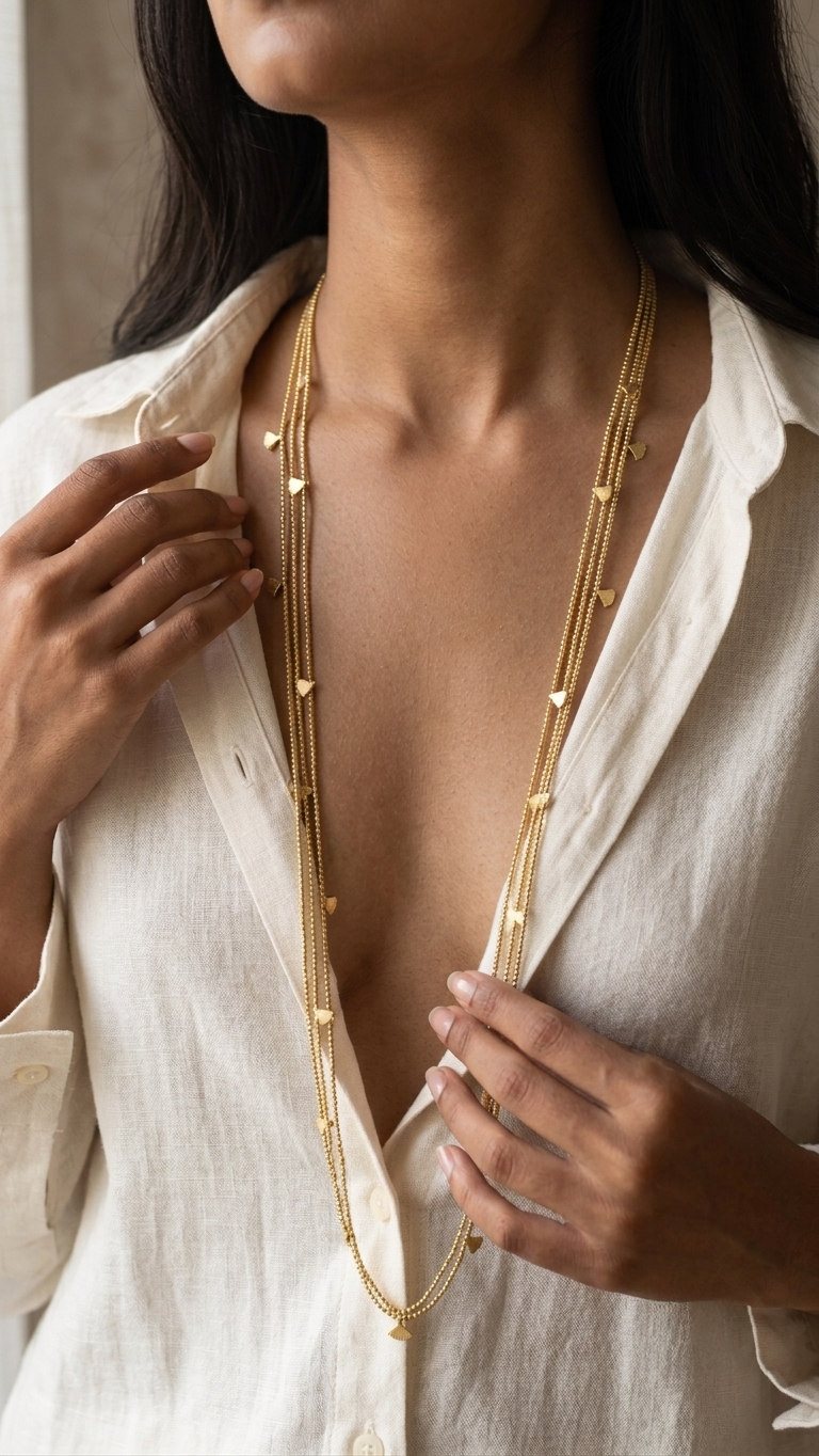 Jaali Brass Necklace