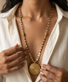 Ilya Brass Necklace