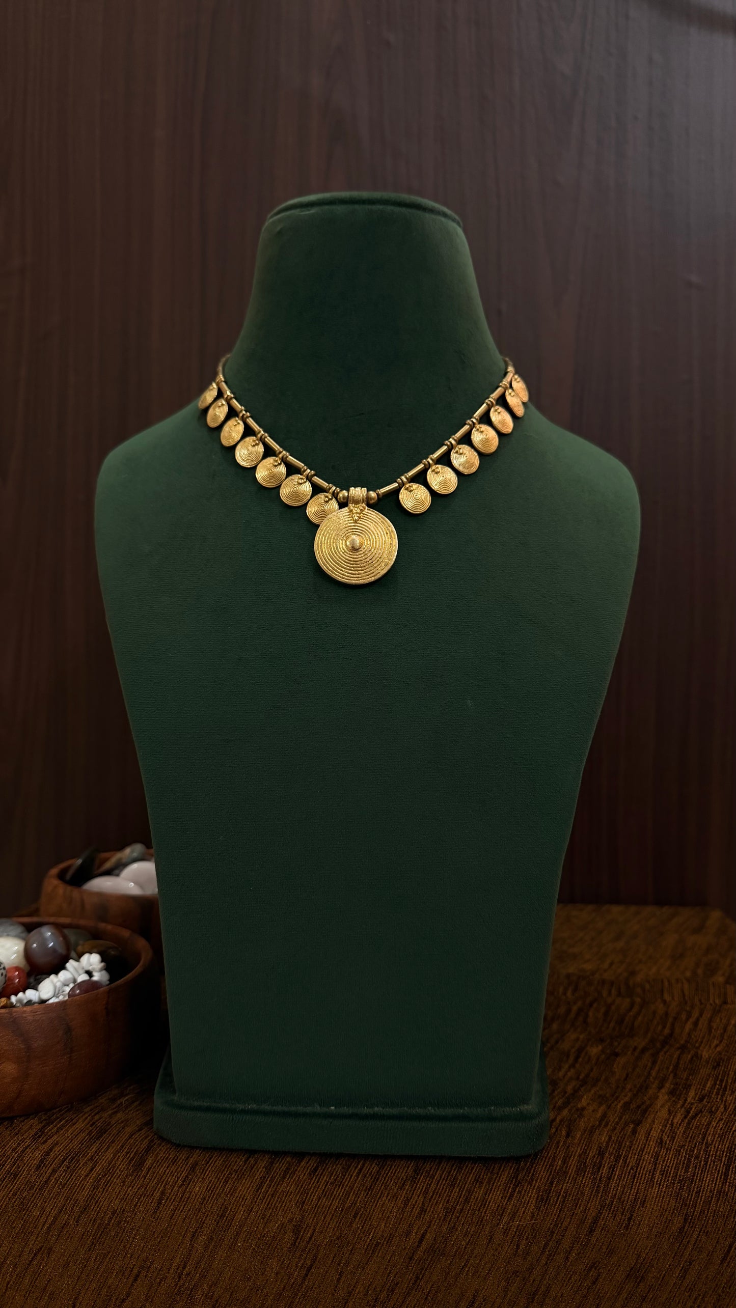 Raamiya Brass Necklace