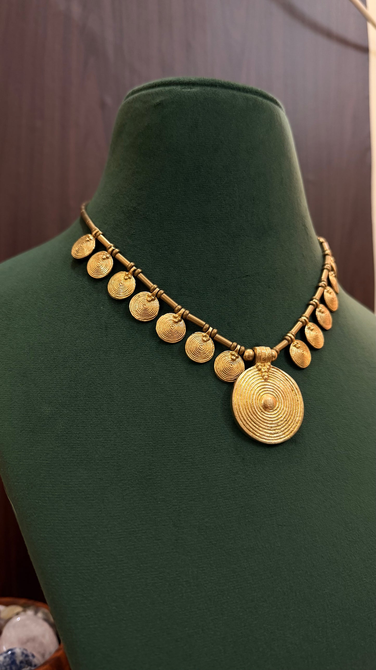 Raamiya Brass Necklace