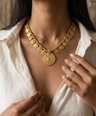 Raamiya Brass Necklace