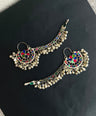 Nisha Afghan Earrings with Earchain