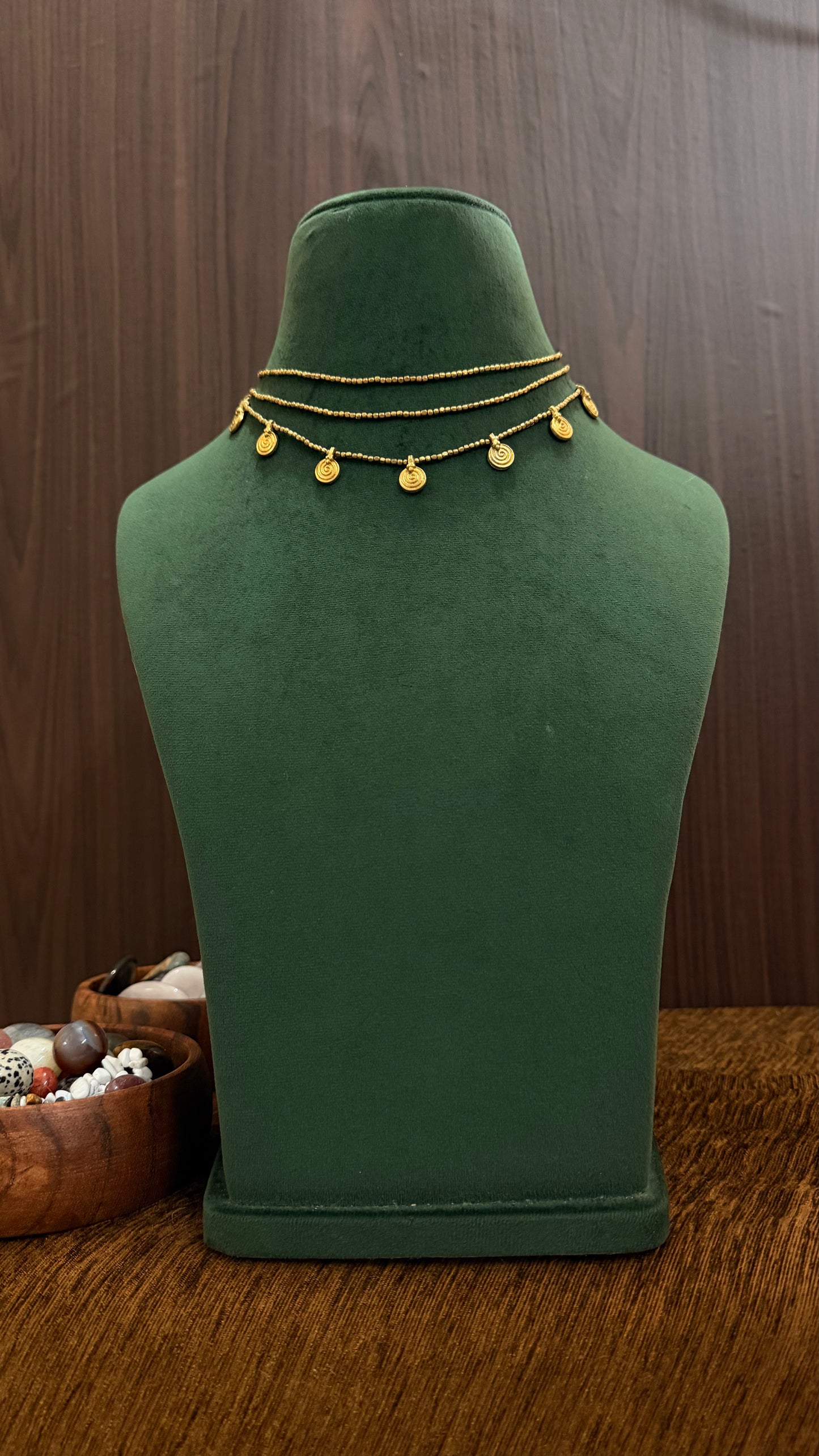 Hanaa Brass Necklace