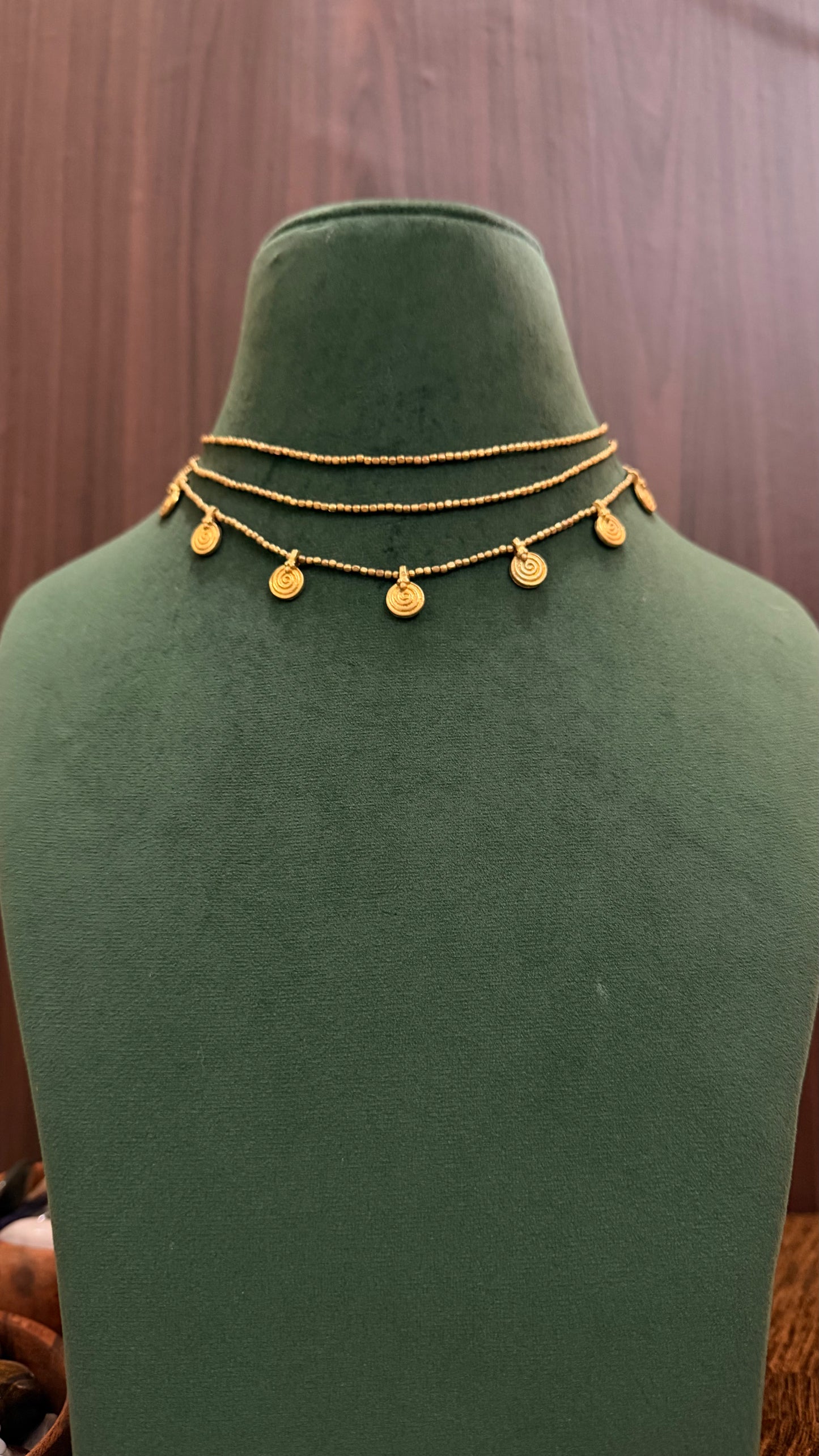 Hanaa Brass Necklace