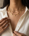 Hanaa Brass Necklace