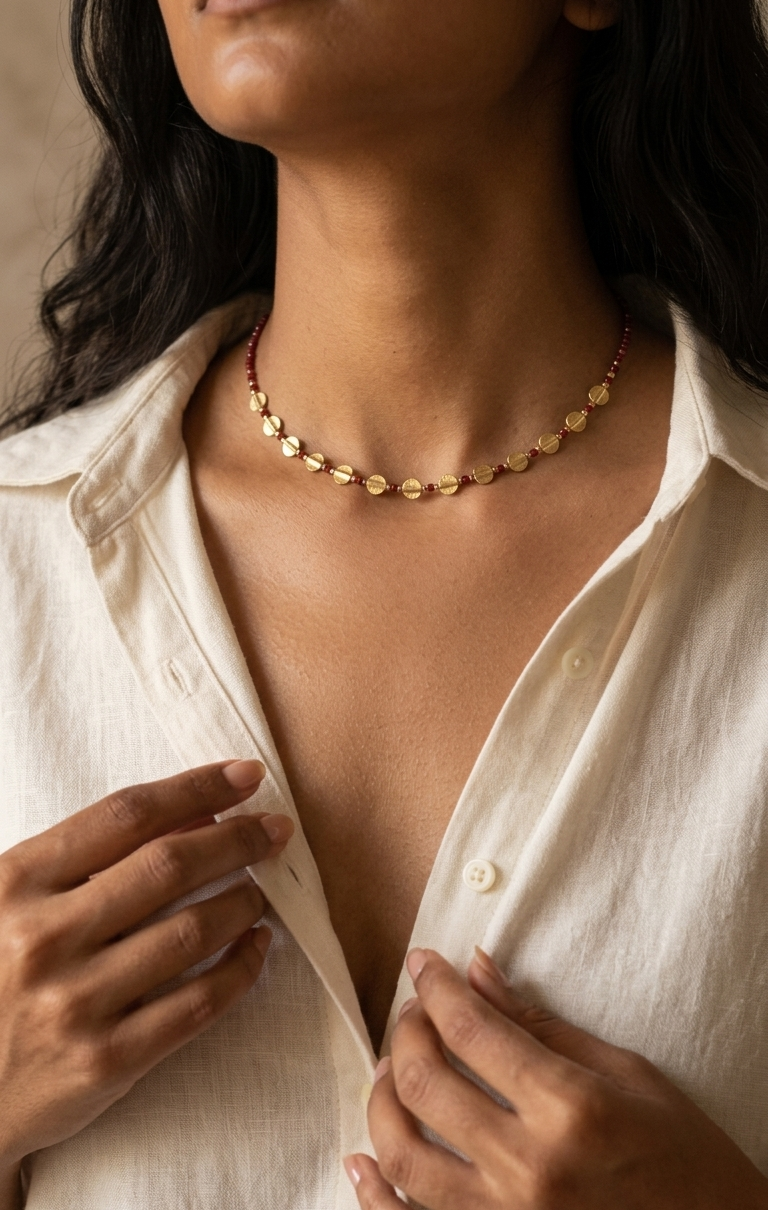 Urooja Brass Necklace