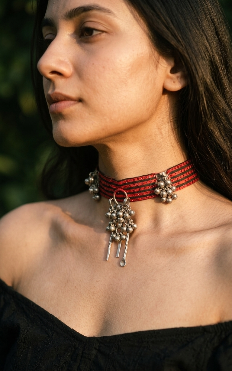 Goth Afghan Necklace