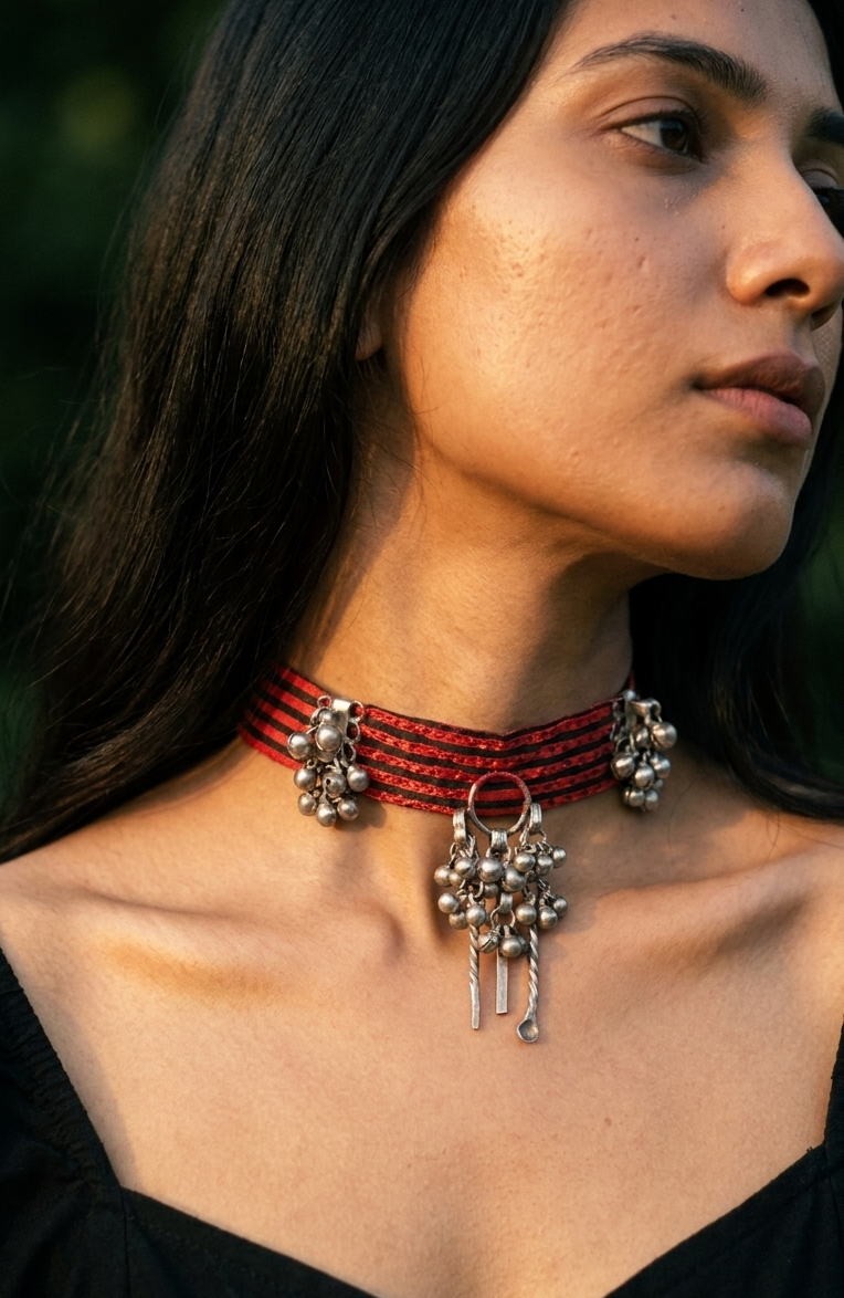 Goth Afghan Necklace