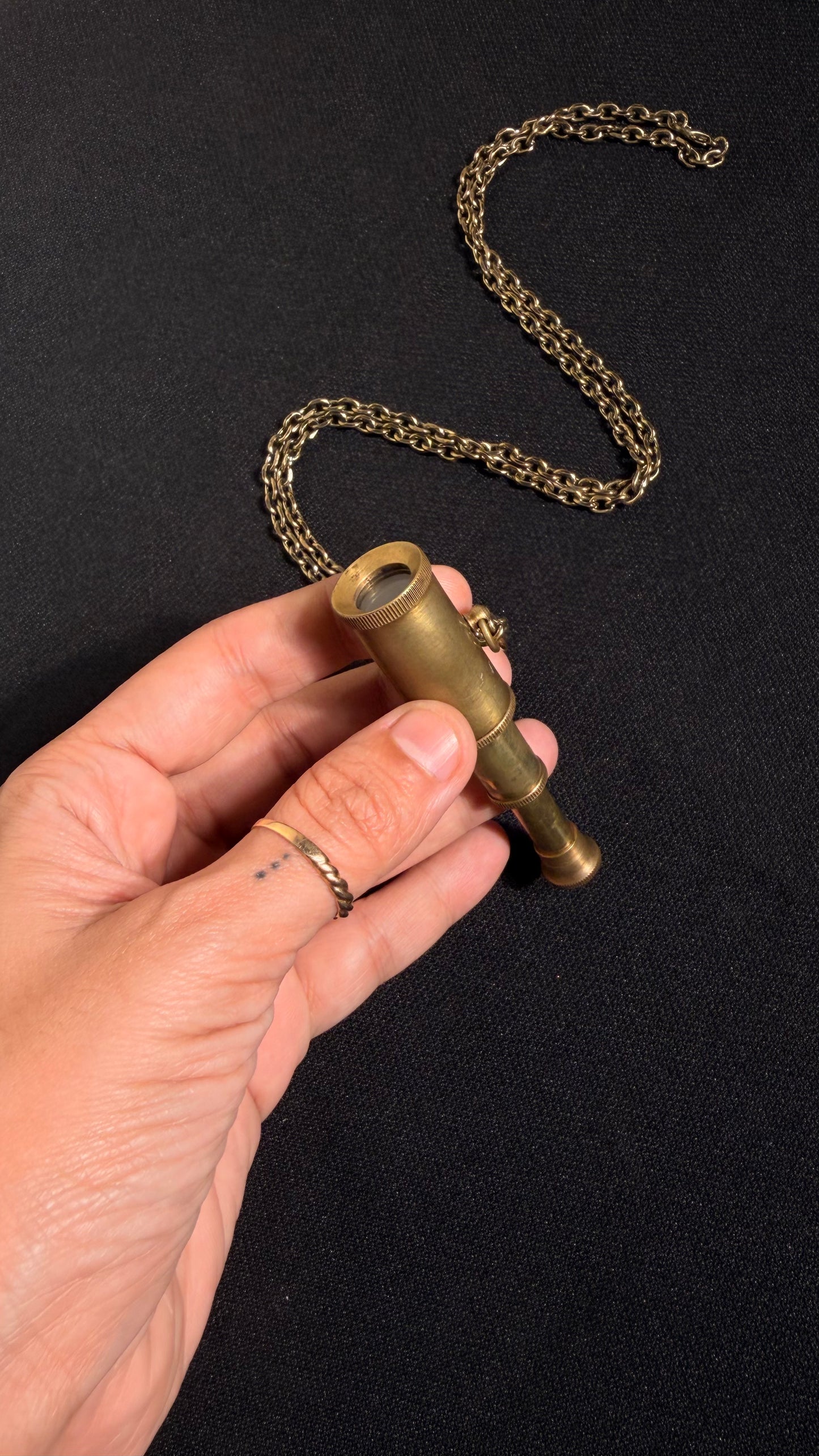 Monocular Antique Necklace