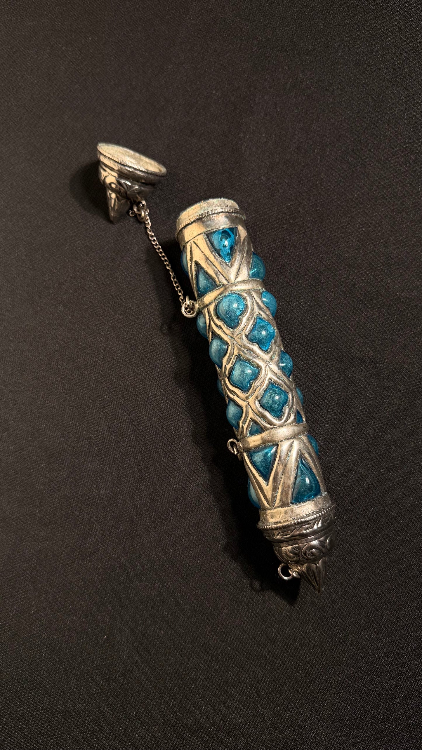 Tibetian style Prayer/Message scroll tube