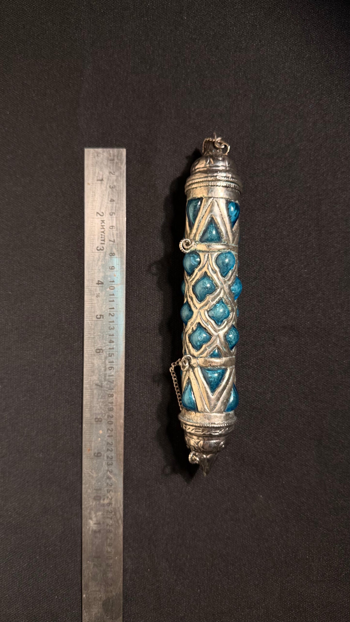 Tibetian style Prayer/Message scroll tube