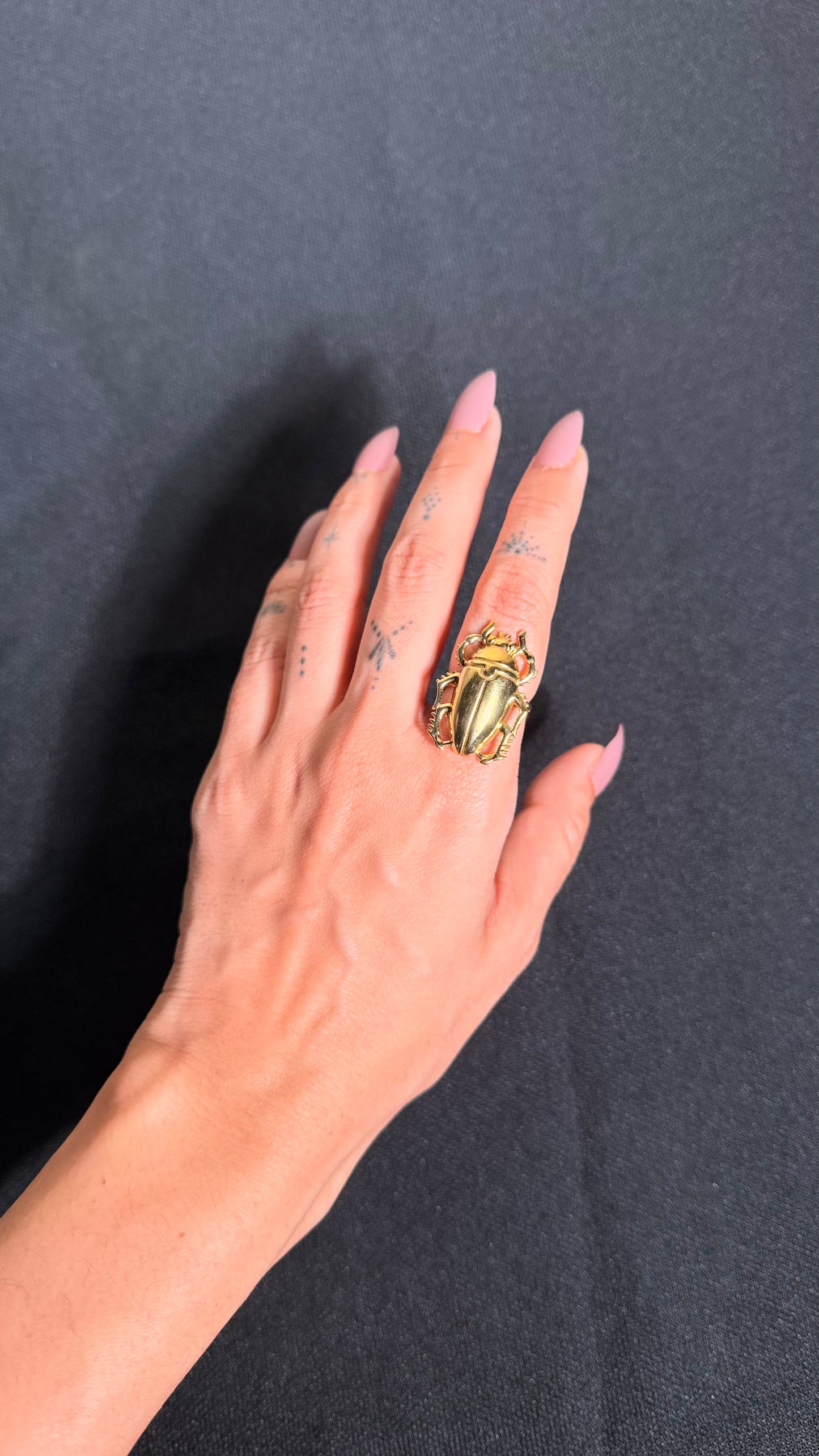 Bug Brass Ring