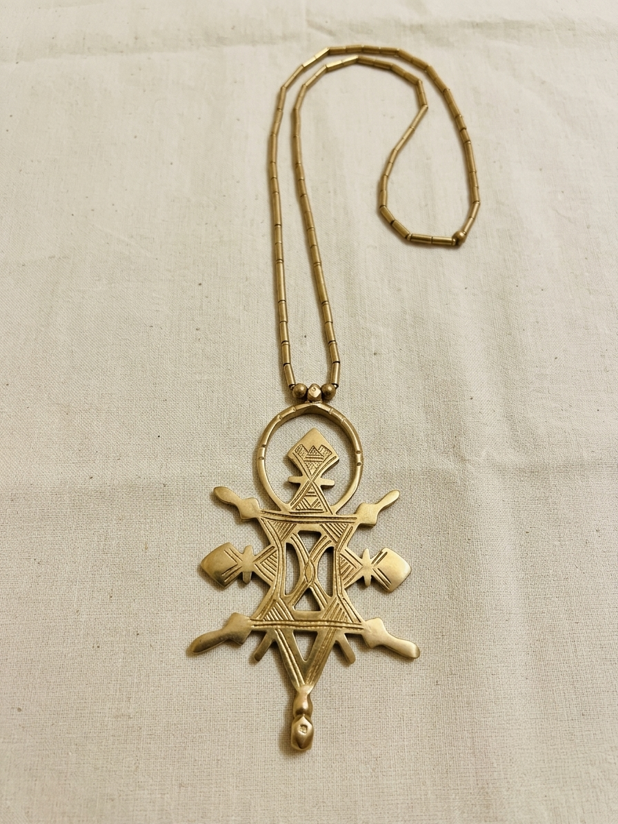 Sehra Brass Necklace