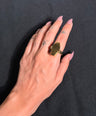 Coffin Brass Ring