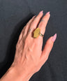 Coffin Brass Ring