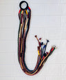 Earthy multicolor hair strings