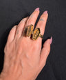 Coffin Brass Ring