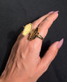 Coffin Brass Ring