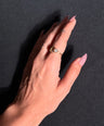 Bekhabar Brass Ring