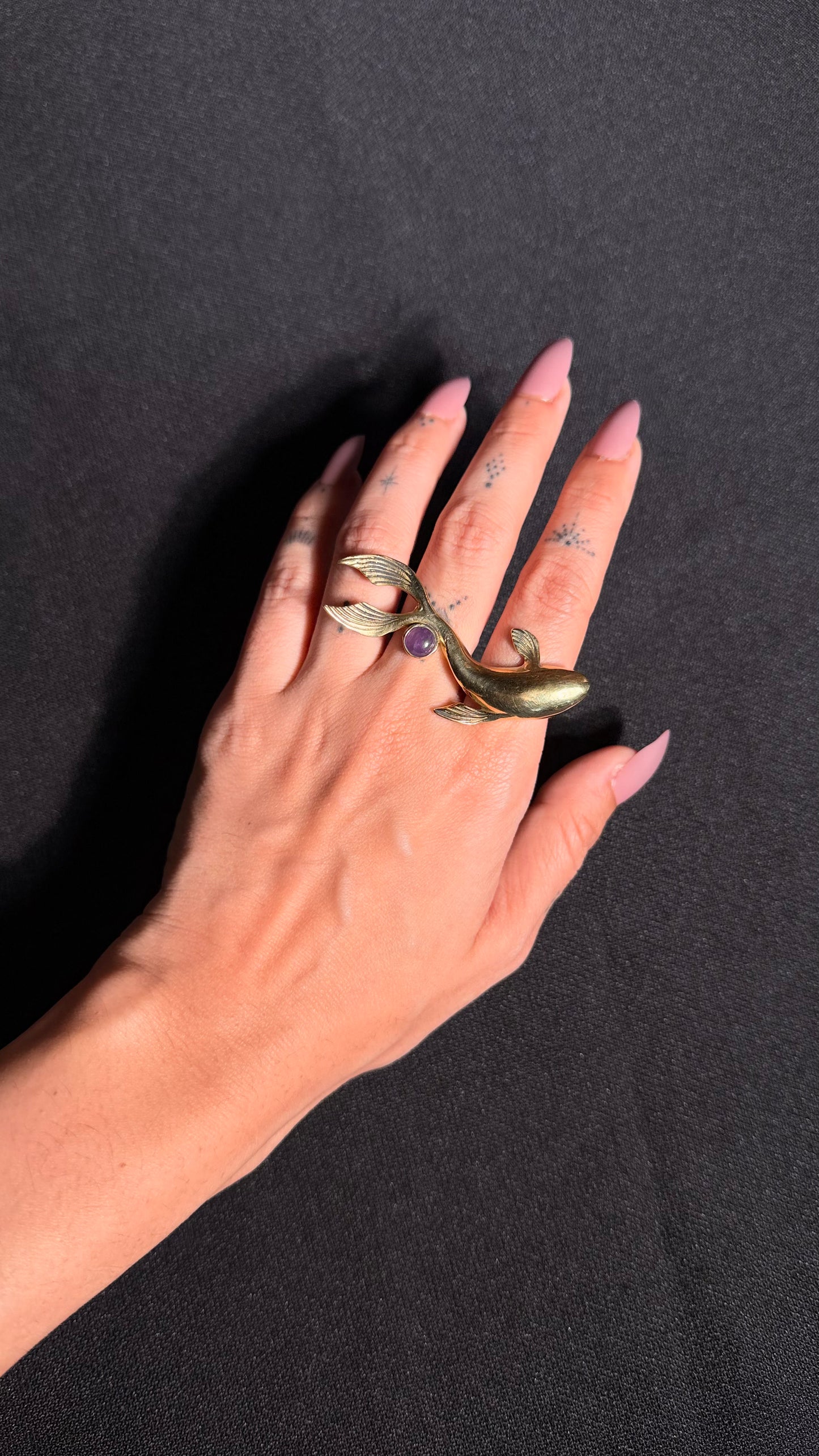 Koi Fish Brass Ring