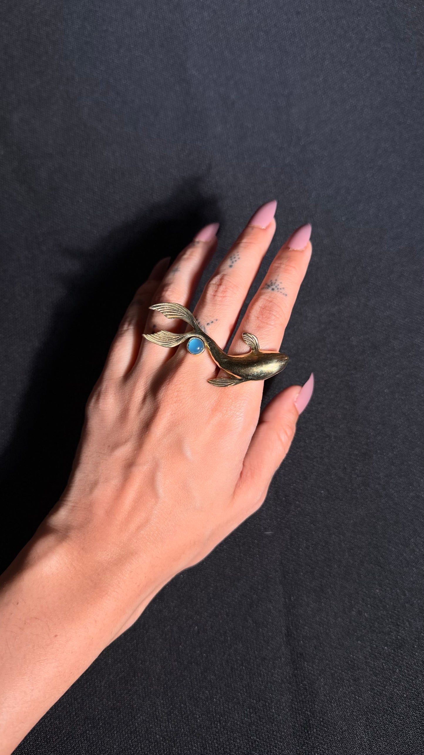 Koi Fish Brass Ring