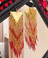 Jhilmil Brass Earrings