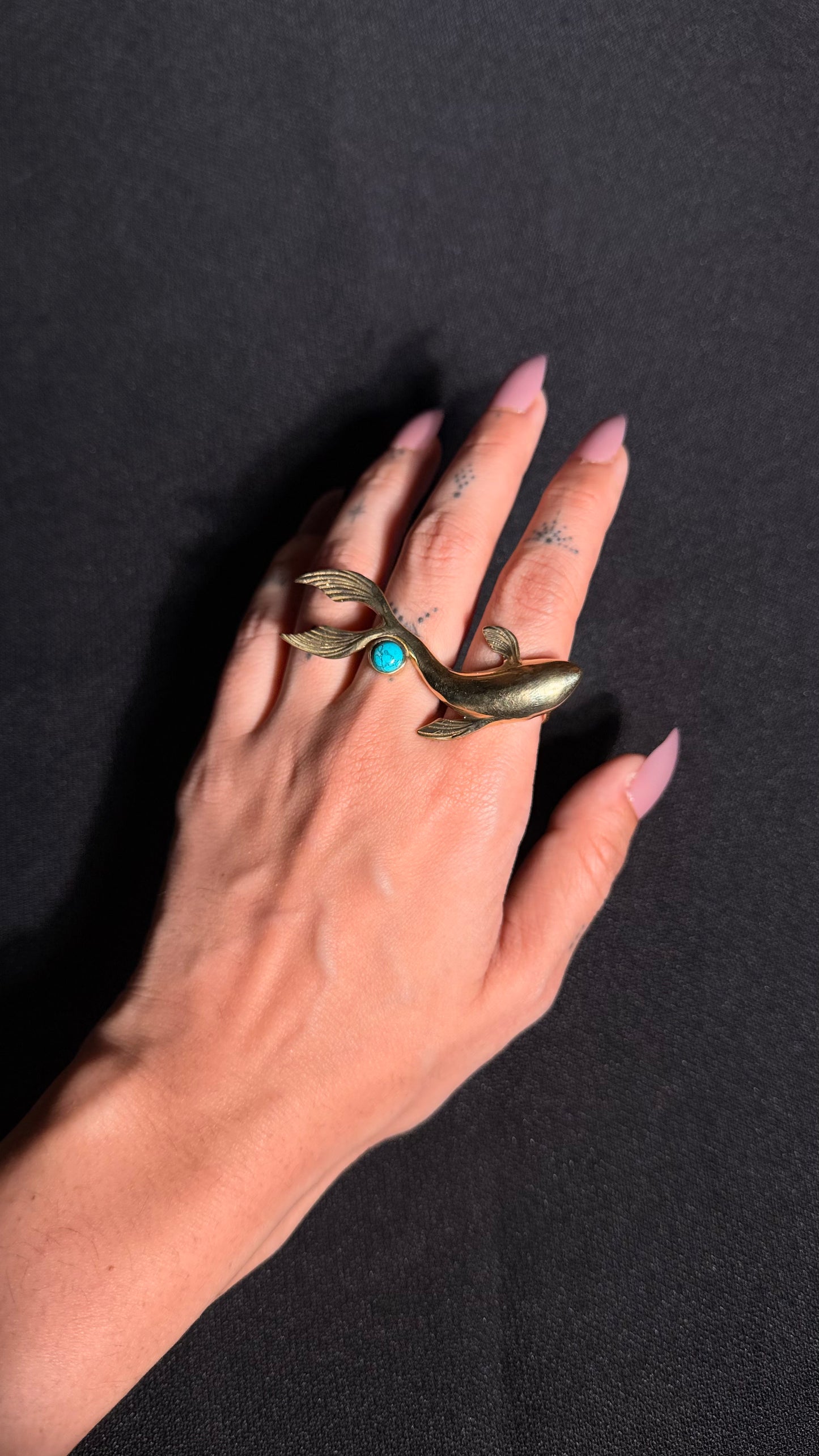 Koi Fish Brass Ring