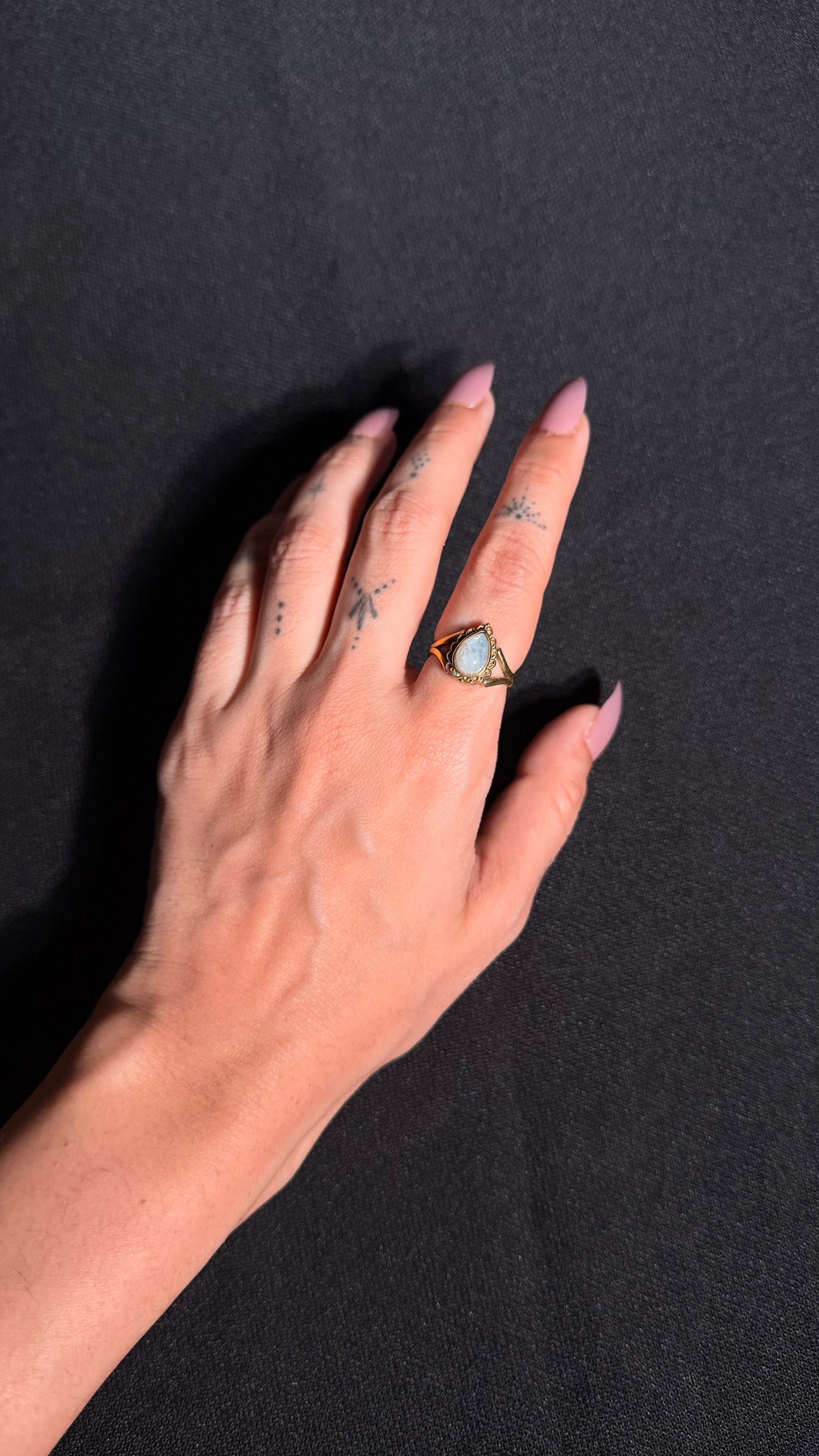 Diya Brass Ring
