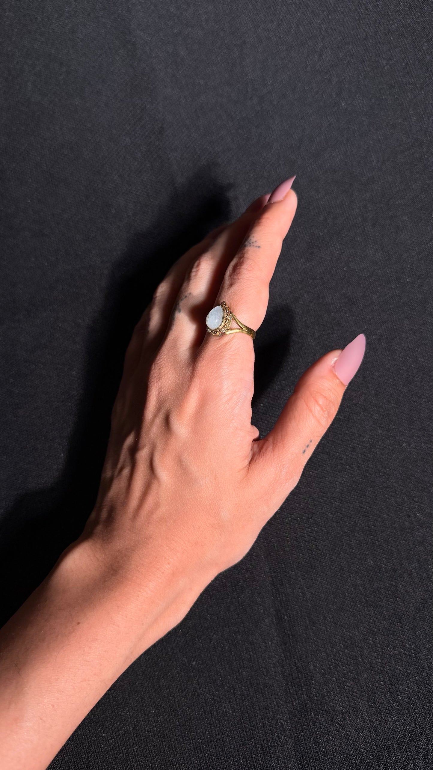 Diya Brass Ring