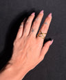 Cross Brass Ring