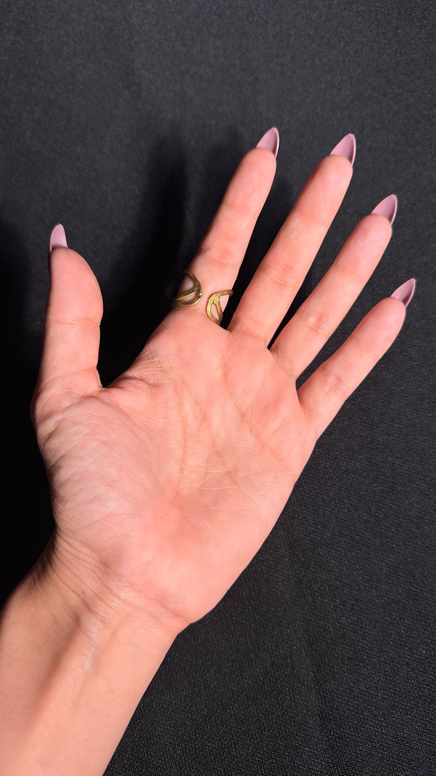 Cross Brass Ring