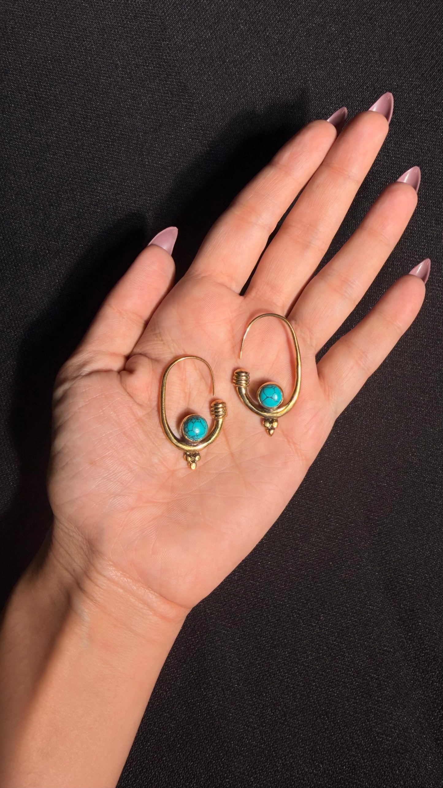 Oitra Brass Earrings