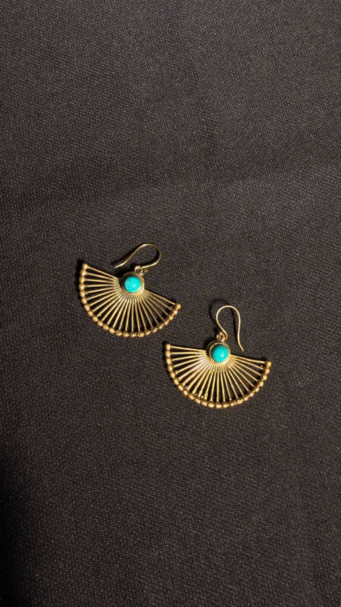 Banhi Brass Earrings