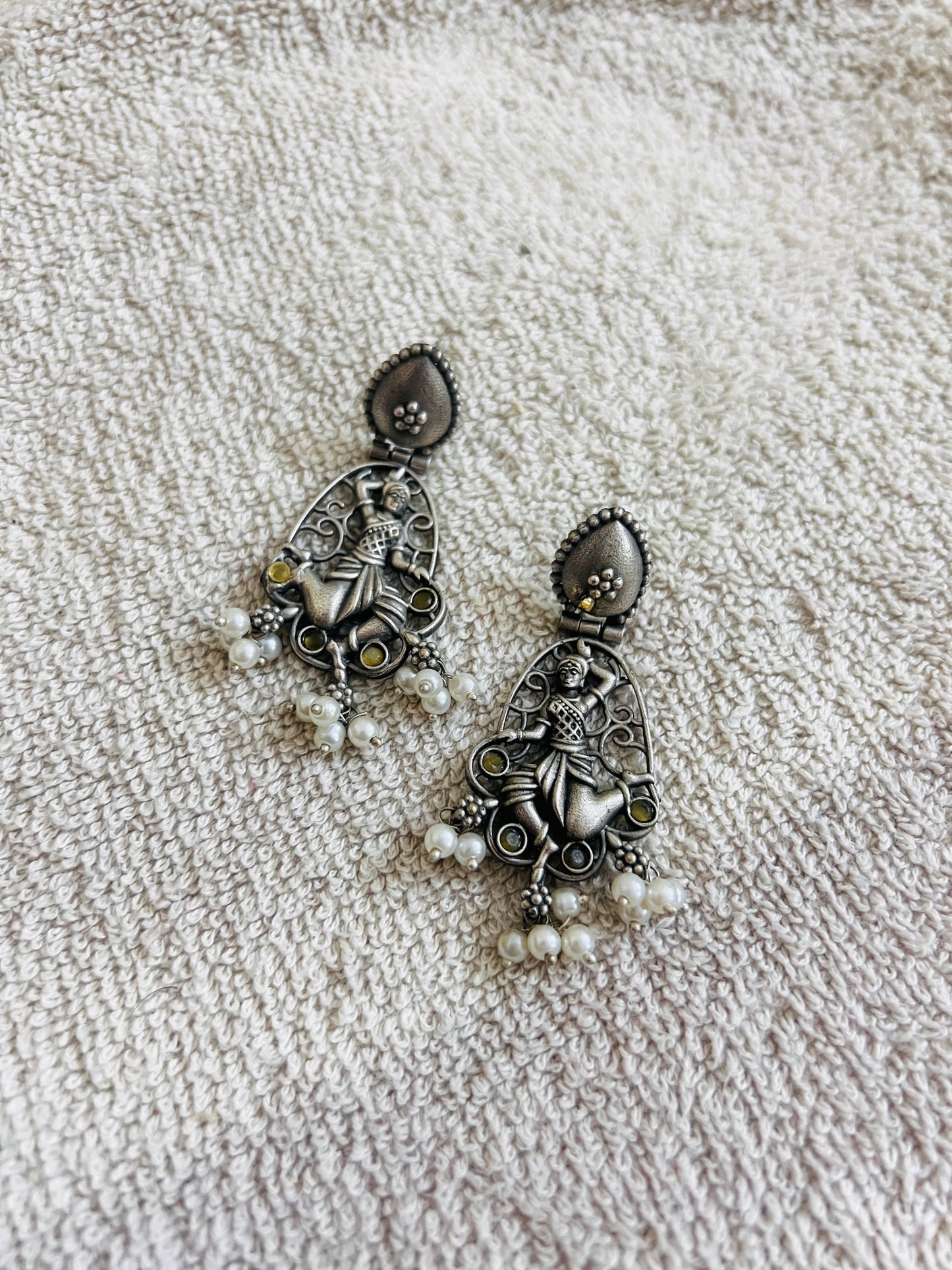 Ganga Oxidised Earrings