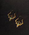 Trishool Brass Earrings