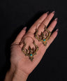Trishool Brass Earrings