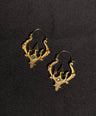 Trishool Brass Earrings