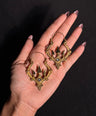 Trishool Brass Earrings