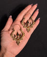 Trishool Brass Earrings