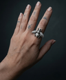 Madhushala Zamak Ring