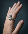 Madhushala Zamak Ring