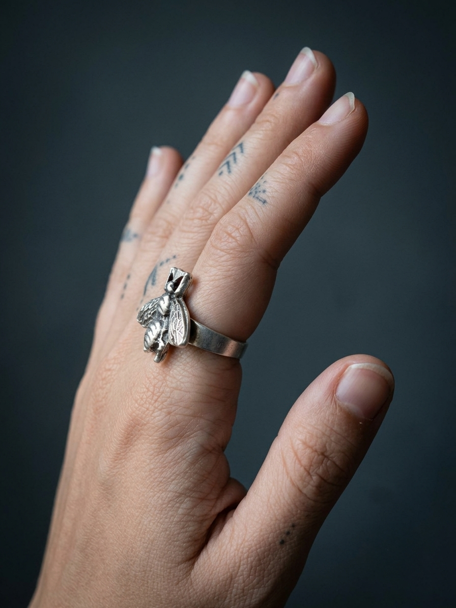 Madhushala Zamak Ring