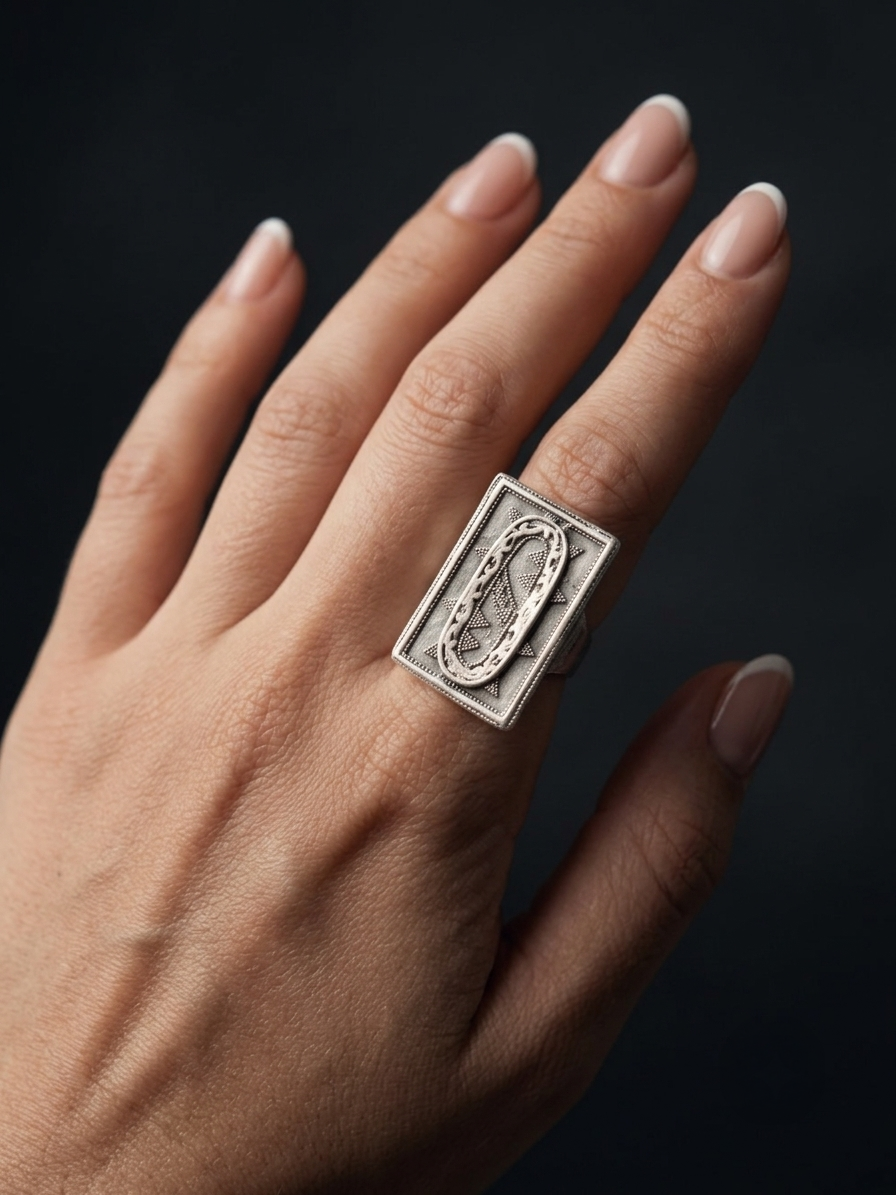 Chaukha Zamak Ring