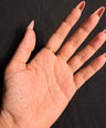 Trisha Lapis Brass Ring
