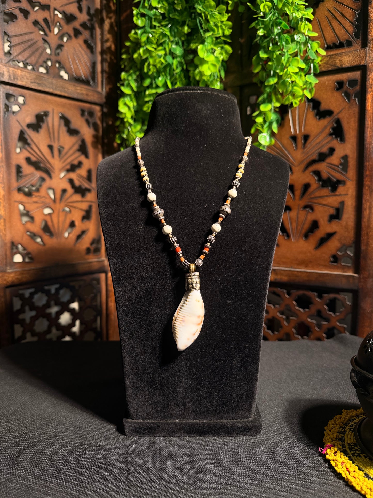 Mudra Shell Necklace