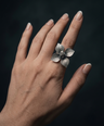 Lily Zamak Ring